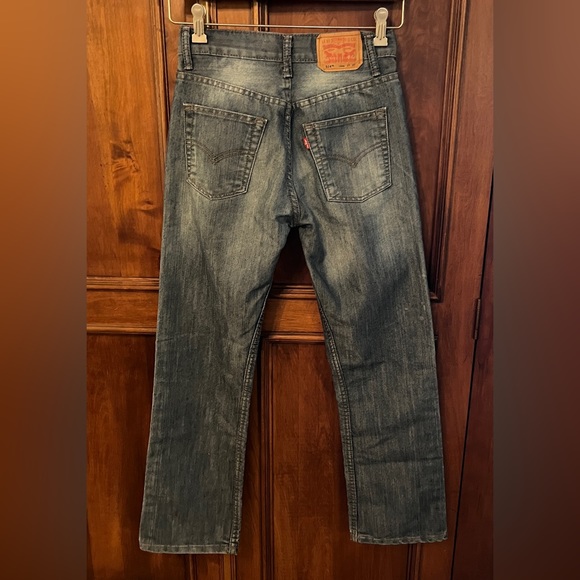 Women’s Vintage Levi’s 514 Slim Straight Jeans, size 27 (measure 26 waist) - Picture 9 of 14